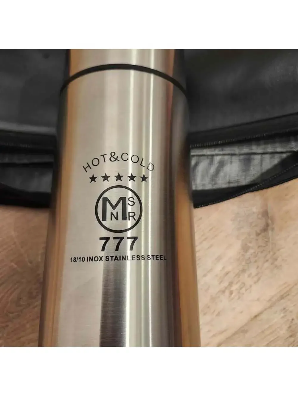 Stainless Steel Thermos with Case